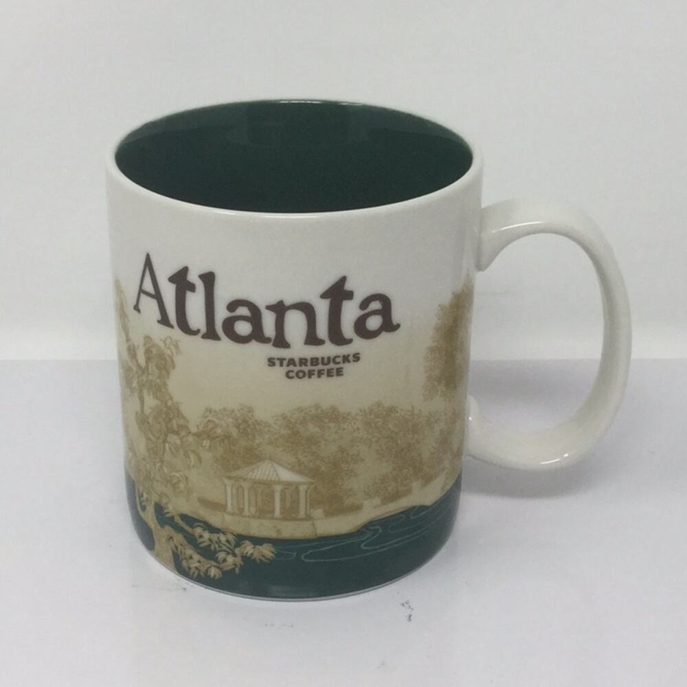 Starbucks Atlanta Global Icon City Skyline Coffee Mug Cup 16 oz